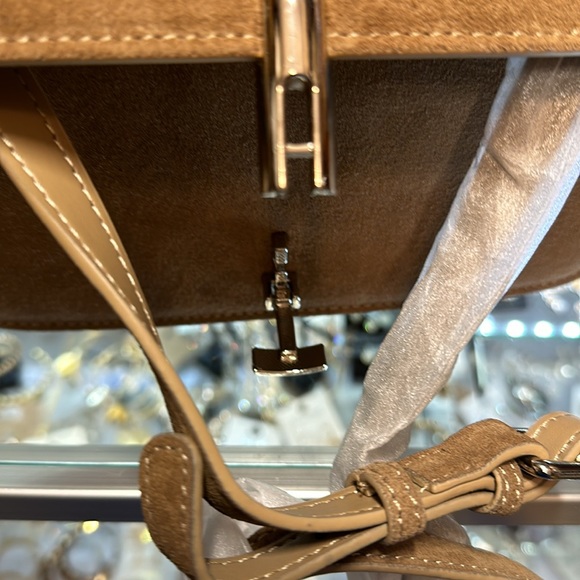 Suede shoulder purse - Picture 3 of 7